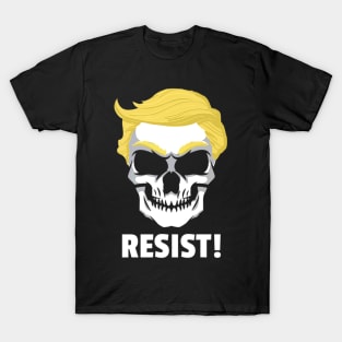 AntiTrump Resist Skull T-Shirt